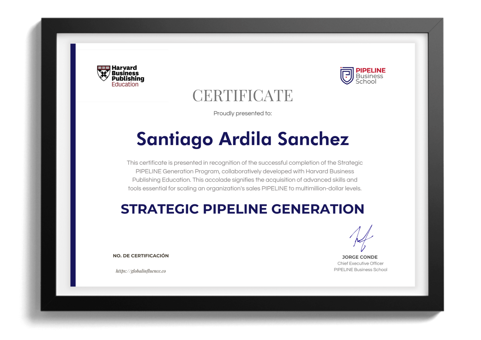 Certificado - STRATEGIC SALES FORECASTING (1)