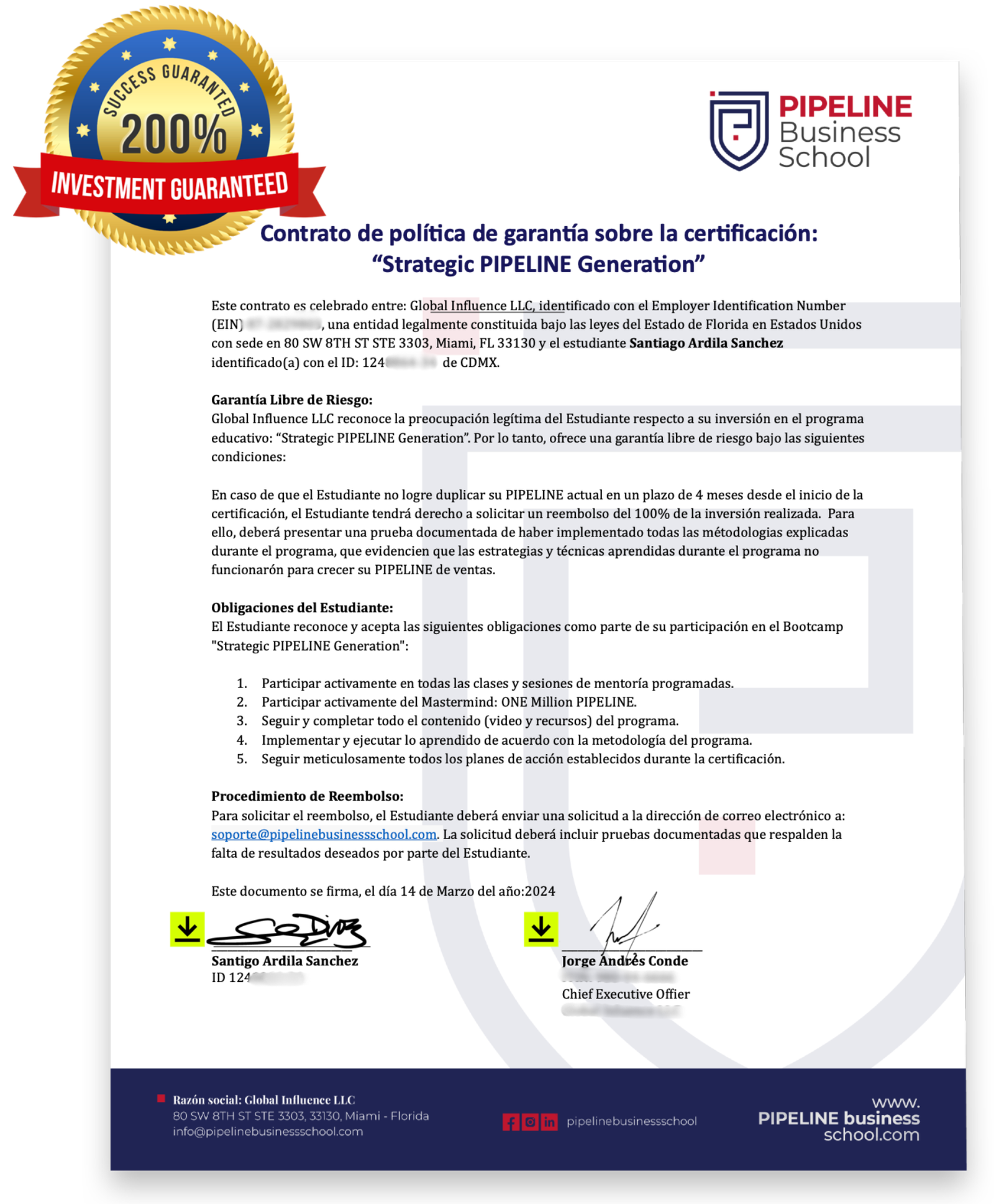 Contrato de garantia